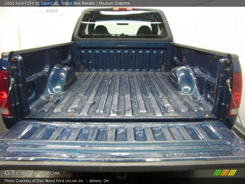 Island Blue Metallic / Medium Graphite 2001 Ford F150 XL SuperCab