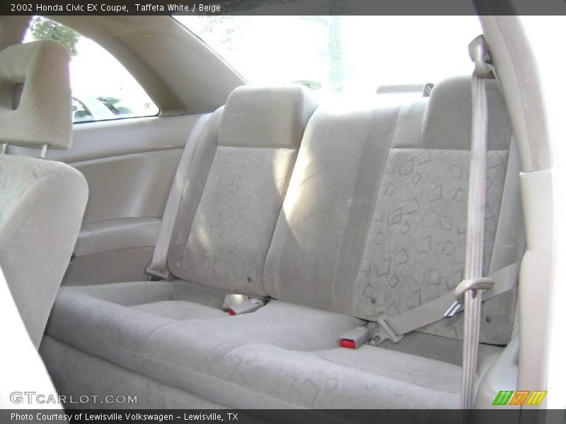 Taffeta White / Beige 2002 Honda Civic EX Coupe