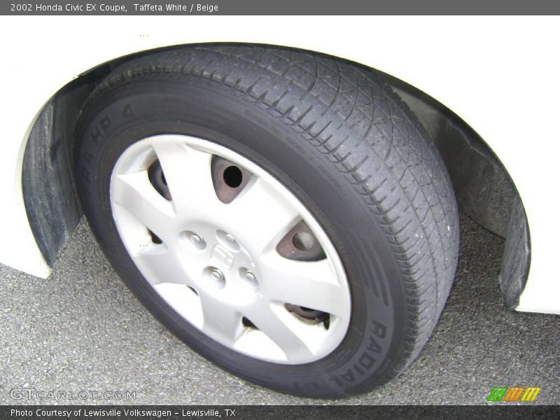 Taffeta White / Beige 2002 Honda Civic EX Coupe