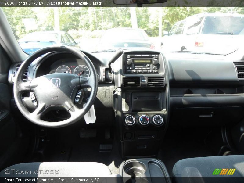 Alabaster Silver Metallic / Black 2006 Honda CR-V EX