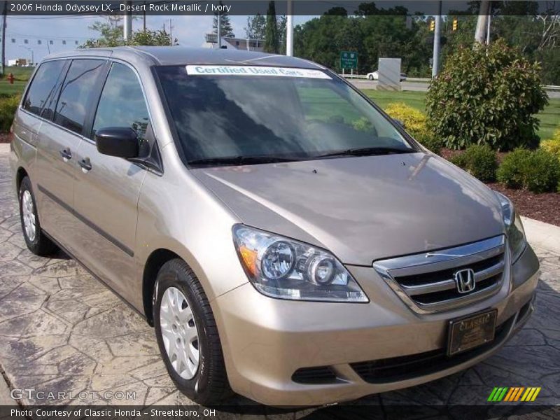 Desert Rock Metallic / Ivory 2006 Honda Odyssey LX