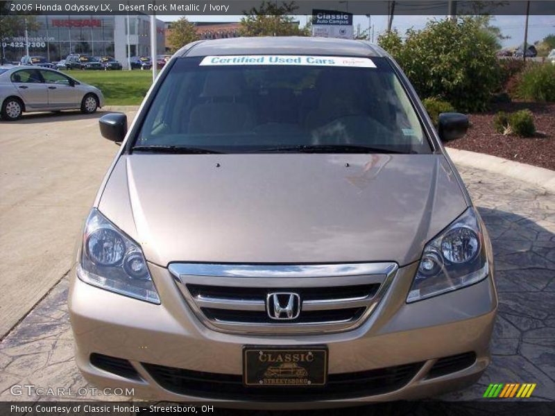 Desert Rock Metallic / Ivory 2006 Honda Odyssey LX