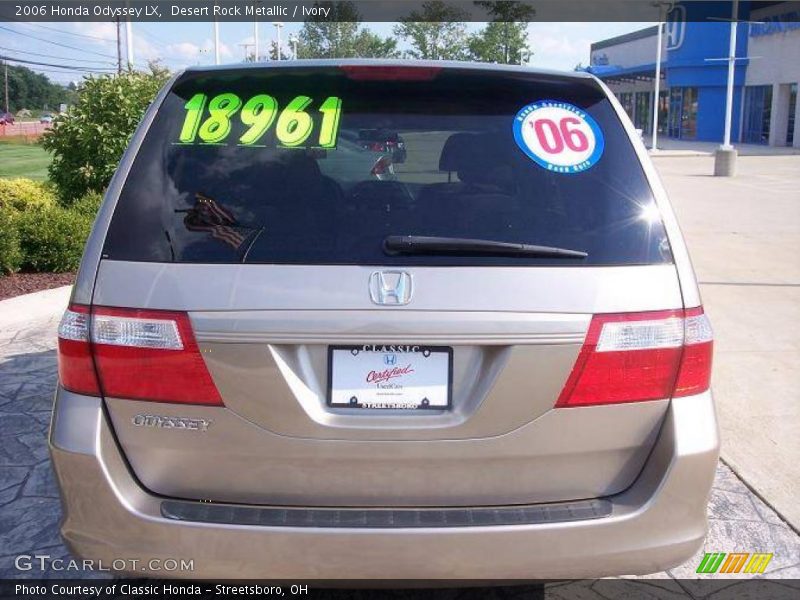 Desert Rock Metallic / Ivory 2006 Honda Odyssey LX