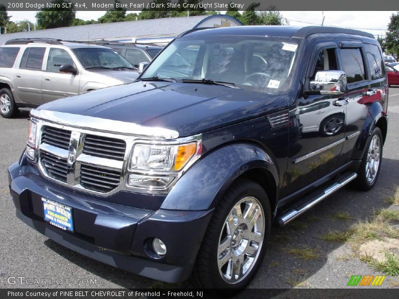 Modern Blue Pearl / Dark Slate Gray/Light Slate Gray 2008 Dodge Nitro SLT 4x4