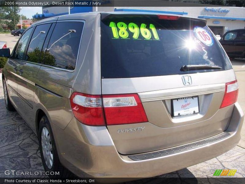 Desert Rock Metallic / Ivory 2006 Honda Odyssey LX