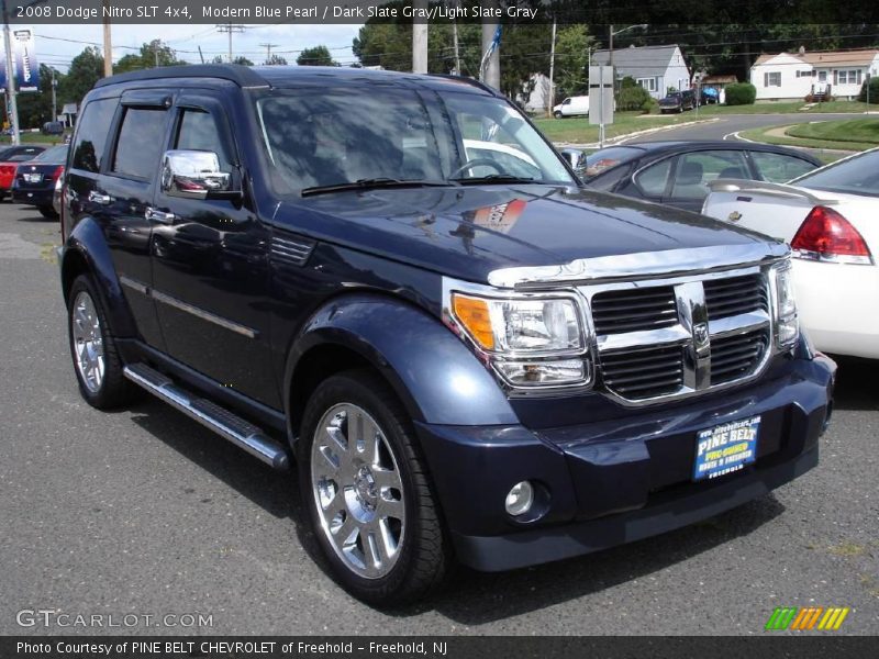 Modern Blue Pearl / Dark Slate Gray/Light Slate Gray 2008 Dodge Nitro SLT 4x4