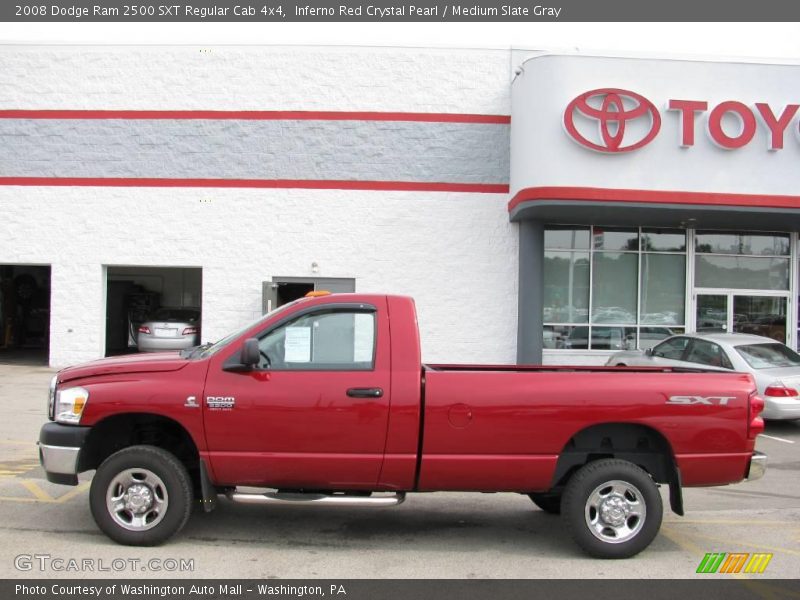 Inferno Red Crystal Pearl / Medium Slate Gray 2008 Dodge Ram 2500 SXT Regular Cab 4x4