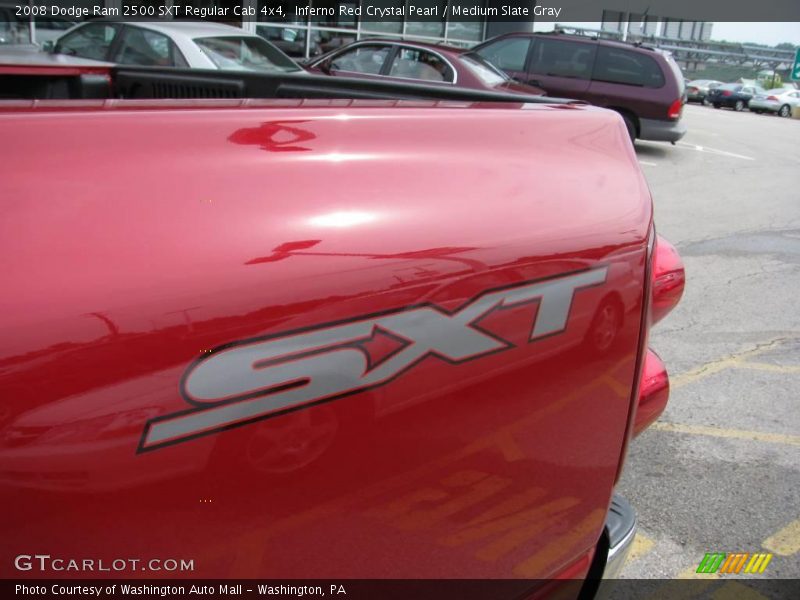 Inferno Red Crystal Pearl / Medium Slate Gray 2008 Dodge Ram 2500 SXT Regular Cab 4x4