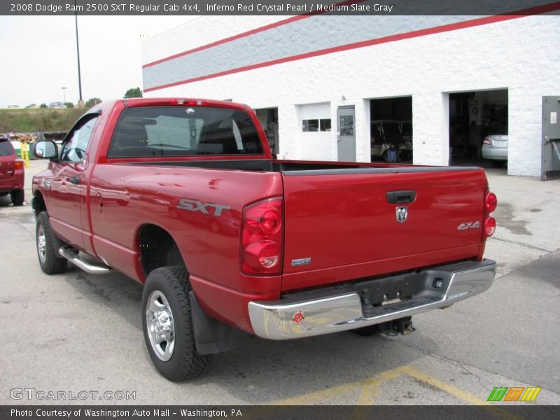 Inferno Red Crystal Pearl / Medium Slate Gray 2008 Dodge Ram 2500 SXT Regular Cab 4x4