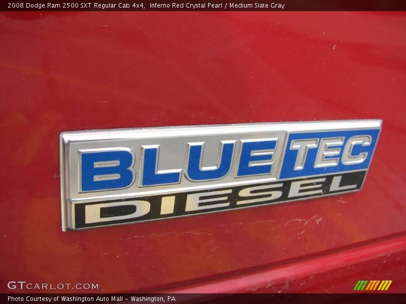 Inferno Red Crystal Pearl / Medium Slate Gray 2008 Dodge Ram 2500 SXT Regular Cab 4x4