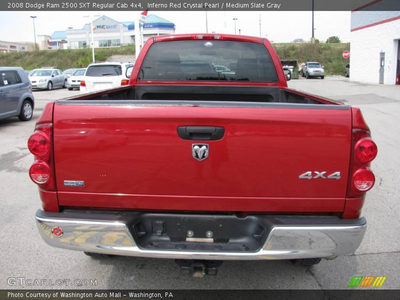 Inferno Red Crystal Pearl / Medium Slate Gray 2008 Dodge Ram 2500 SXT Regular Cab 4x4