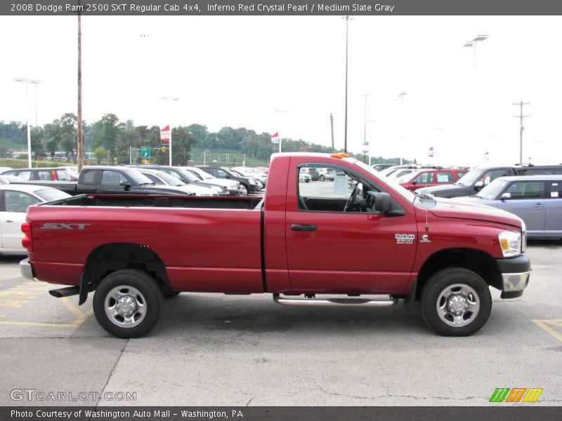 Inferno Red Crystal Pearl / Medium Slate Gray 2008 Dodge Ram 2500 SXT Regular Cab 4x4