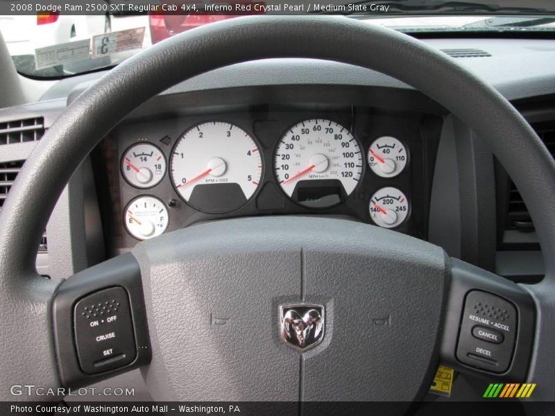 Inferno Red Crystal Pearl / Medium Slate Gray 2008 Dodge Ram 2500 SXT Regular Cab 4x4