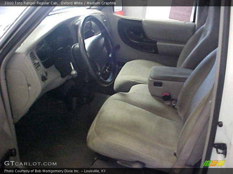 Oxford White / Medium Graphite 2000 Ford Ranger Regular Cab