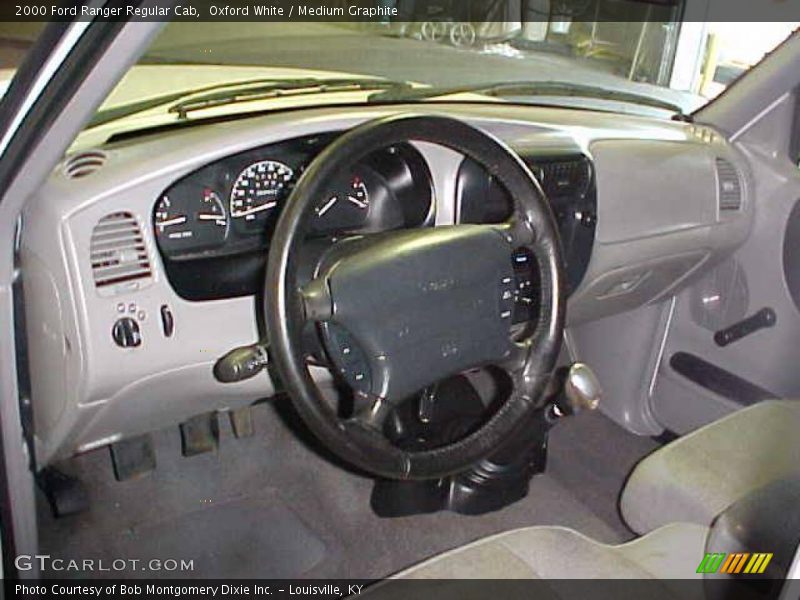Oxford White / Medium Graphite 2000 Ford Ranger Regular Cab