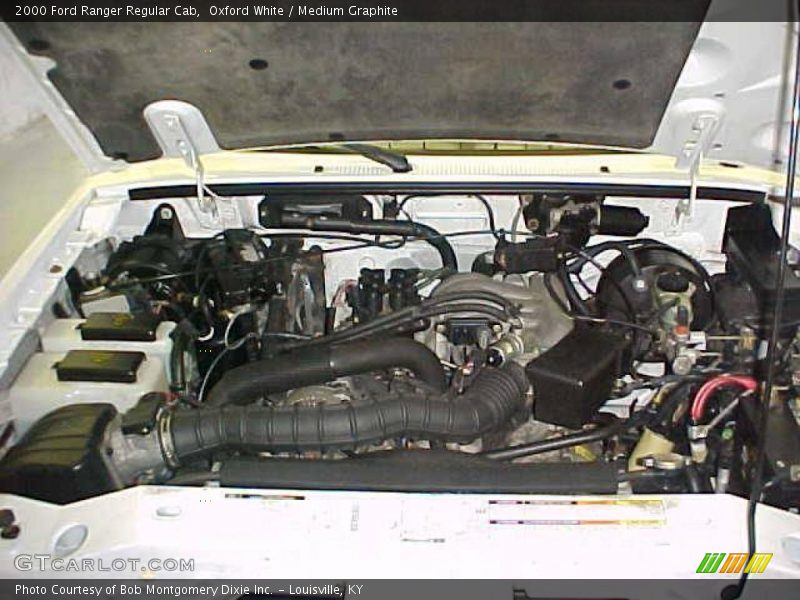 Oxford White / Medium Graphite 2000 Ford Ranger Regular Cab
