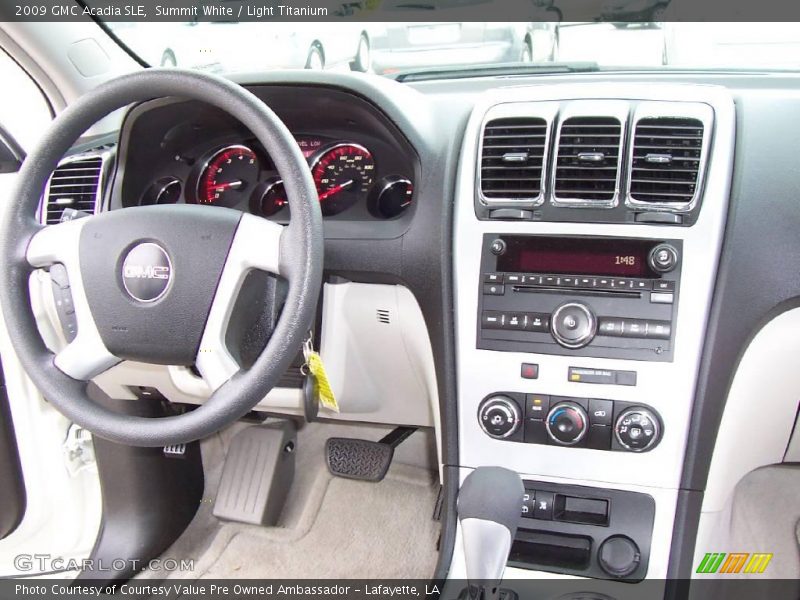 Summit White / Light Titanium 2009 GMC Acadia SLE