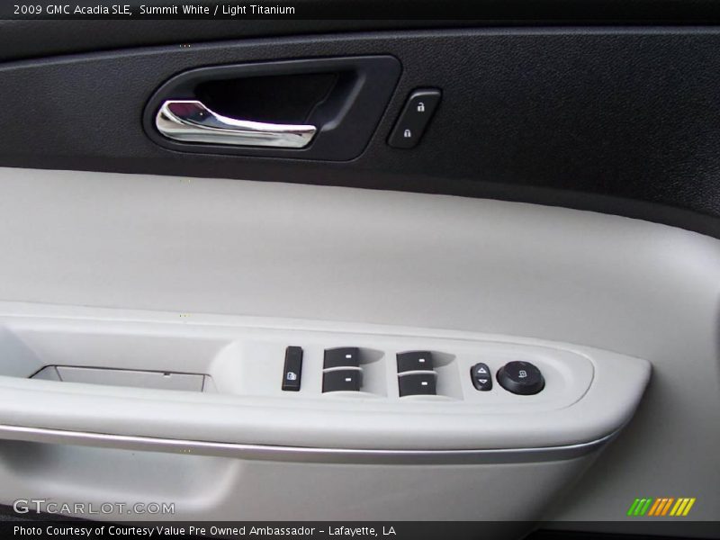 Summit White / Light Titanium 2009 GMC Acadia SLE
