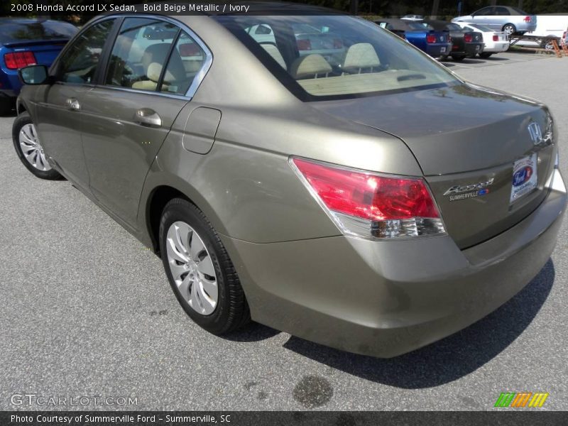 Bold Beige Metallic / Ivory 2008 Honda Accord LX Sedan