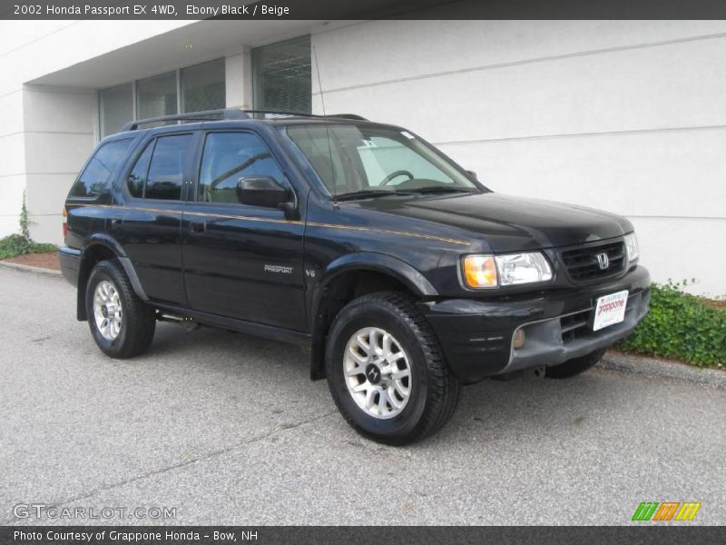 Ebony Black / Beige 2002 Honda Passport EX 4WD