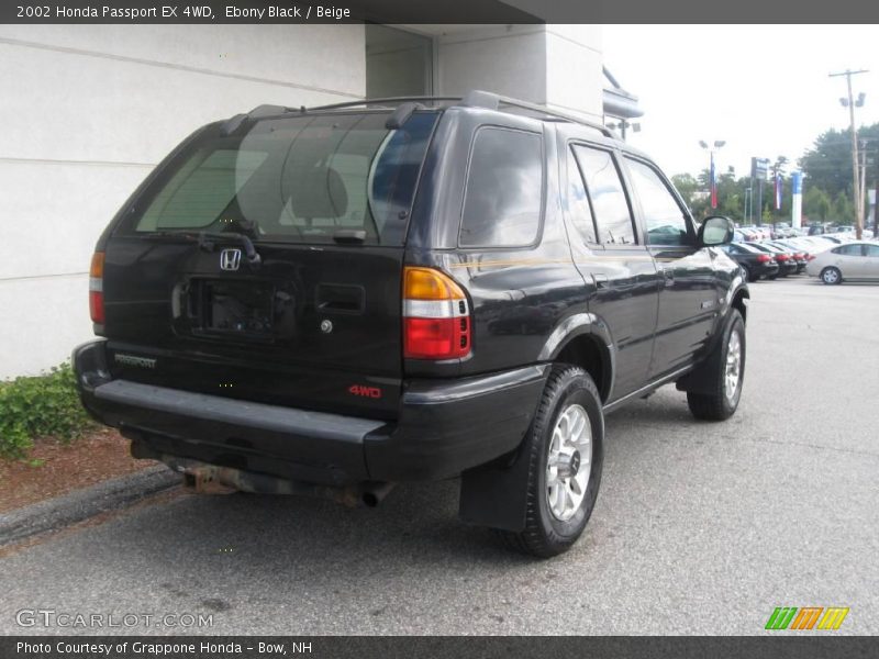 Ebony Black / Beige 2002 Honda Passport EX 4WD