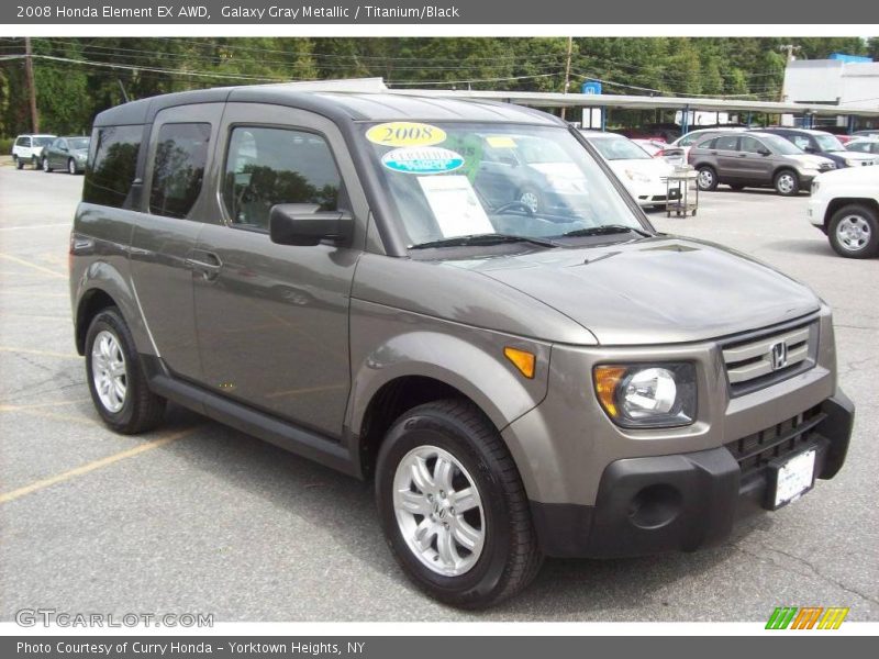 Galaxy Gray Metallic / Titanium/Black 2008 Honda Element EX AWD