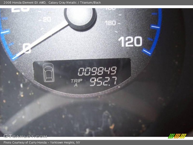Galaxy Gray Metallic / Titanium/Black 2008 Honda Element EX AWD