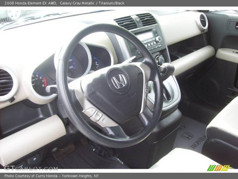 Galaxy Gray Metallic / Titanium/Black 2008 Honda Element EX AWD