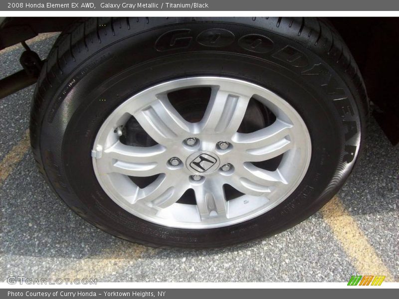 Galaxy Gray Metallic / Titanium/Black 2008 Honda Element EX AWD