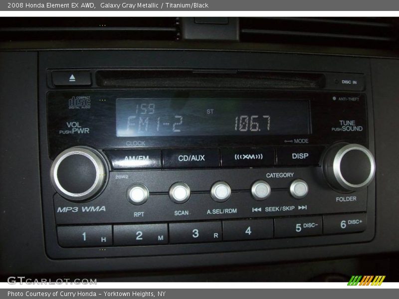 Galaxy Gray Metallic / Titanium/Black 2008 Honda Element EX AWD