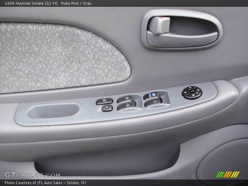 Ruby Red / Gray 1999 Hyundai Sonata GLS V6