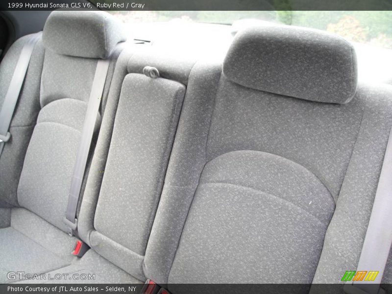 Ruby Red / Gray 1999 Hyundai Sonata GLS V6