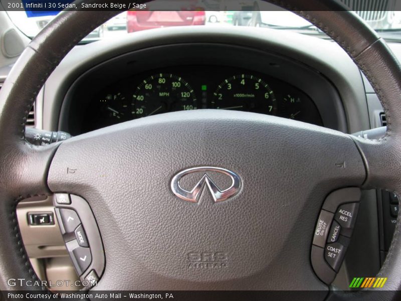 Sandrock Beige / Sage 2001 Infiniti I 30 Sedan
