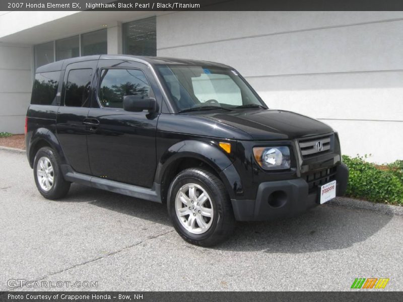 Nighthawk Black Pearl / Black/Titanium 2007 Honda Element EX