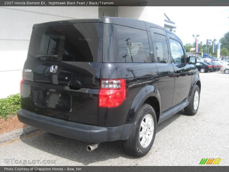 Nighthawk Black Pearl / Black/Titanium 2007 Honda Element EX