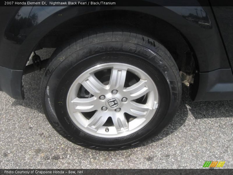 Nighthawk Black Pearl / Black/Titanium 2007 Honda Element EX