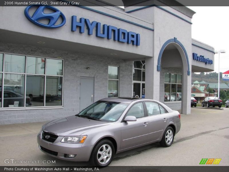 Steel Gray / Gray 2006 Hyundai Sonata GLS
