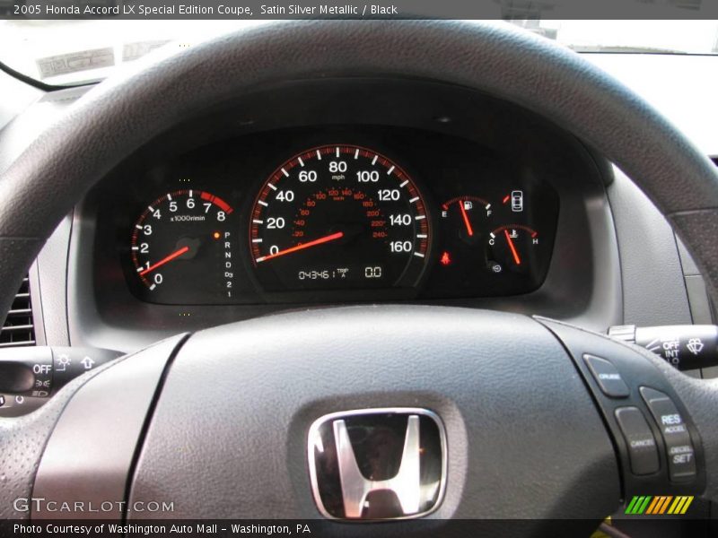 Satin Silver Metallic / Black 2005 Honda Accord LX Special Edition Coupe