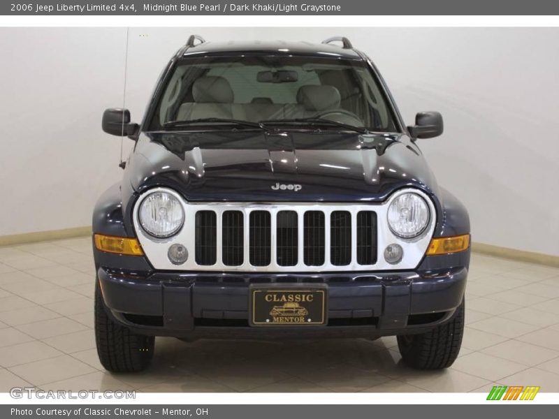 Midnight Blue Pearl / Dark Khaki/Light Graystone 2006 Jeep Liberty Limited 4x4