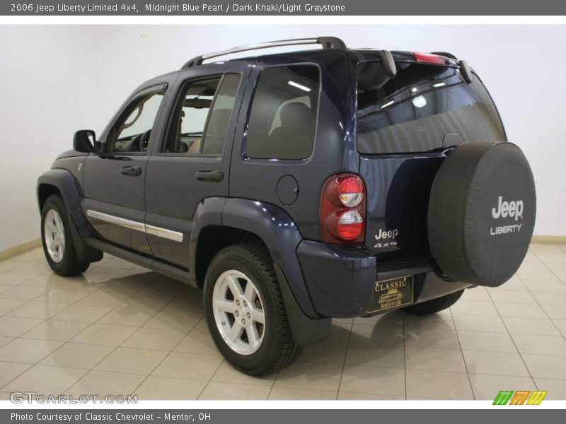 Midnight Blue Pearl / Dark Khaki/Light Graystone 2006 Jeep Liberty Limited 4x4