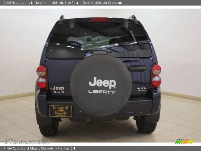 Midnight Blue Pearl / Dark Khaki/Light Graystone 2006 Jeep Liberty Limited 4x4