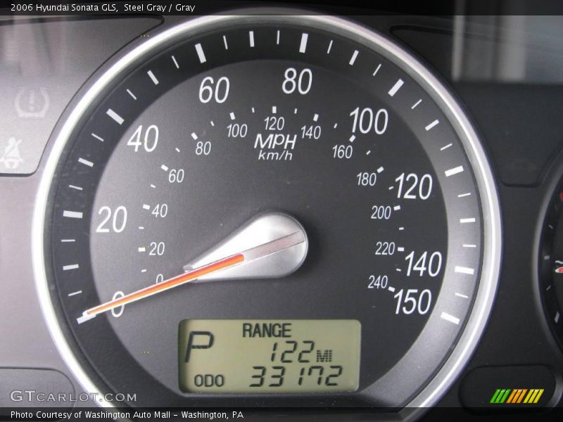 Steel Gray / Gray 2006 Hyundai Sonata GLS