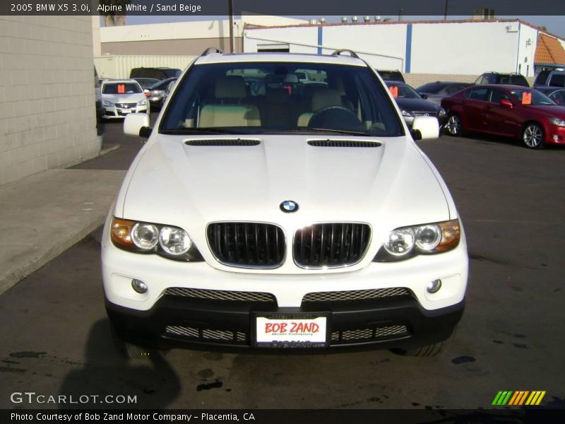 Alpine White / Sand Beige 2005 BMW X5 3.0i