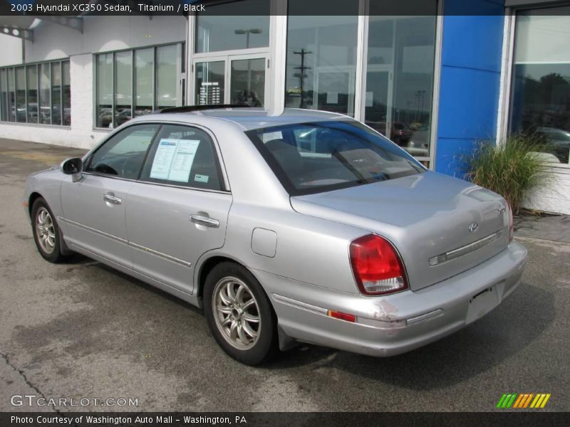 Titanium / Black 2003 Hyundai XG350 Sedan