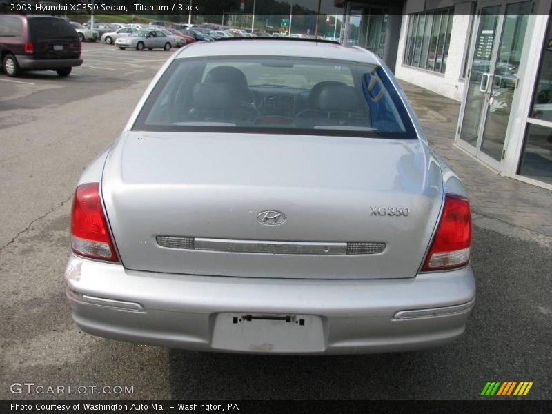 Titanium / Black 2003 Hyundai XG350 Sedan