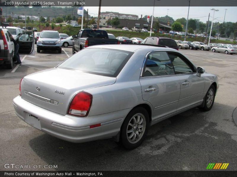 Titanium / Black 2003 Hyundai XG350 Sedan