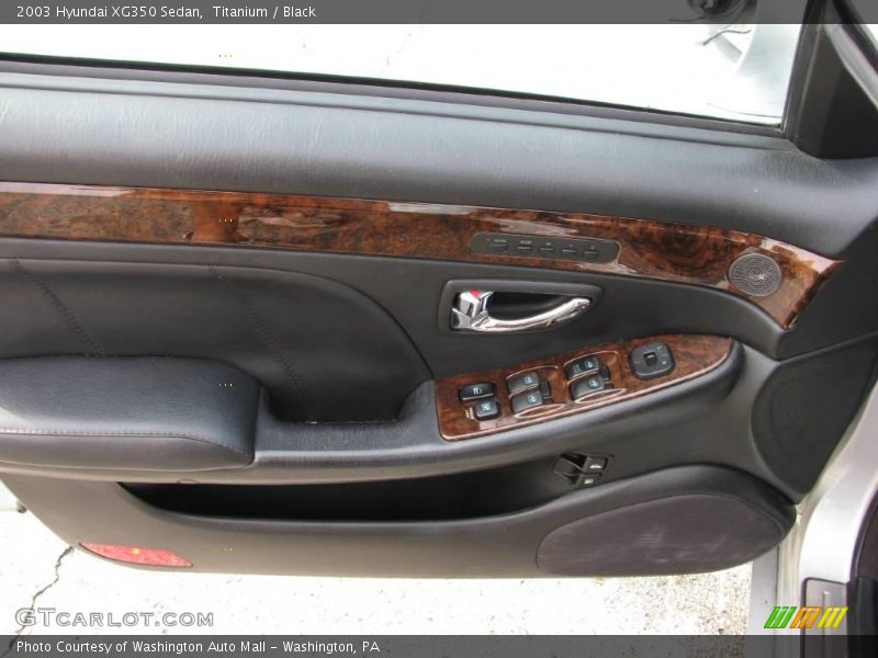 Titanium / Black 2003 Hyundai XG350 Sedan