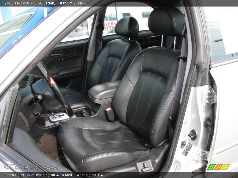 Titanium / Black 2003 Hyundai XG350 Sedan