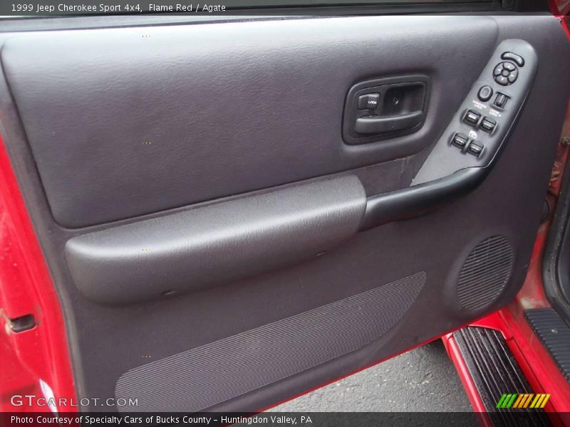 Flame Red / Agate 1999 Jeep Cherokee Sport 4x4