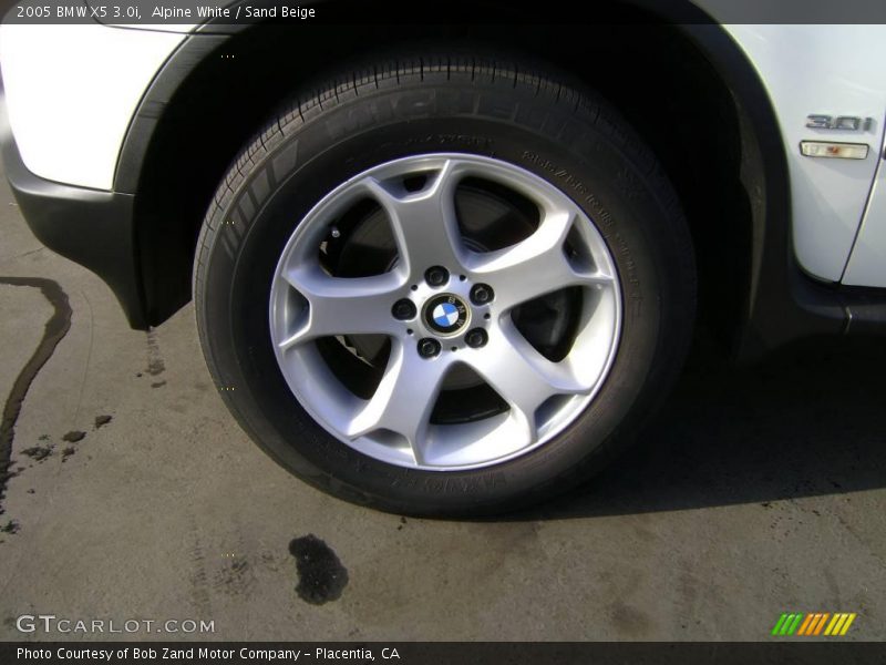 Alpine White / Sand Beige 2005 BMW X5 3.0i